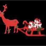 Schlitten Vorlage Basteln Erstaunlich Rentierschlitten Mit Geschenken Basteln