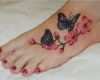 Schmetterling Tattoo 3d Vorlagen Einzigartig Fuß Blumen Schmetterling Tattoo Von Hammersmith Tattoo