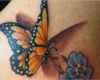 Schmetterling Tattoo 3d Vorlagen Großartig 3d Monarch butterfly Tattoo Tattoos