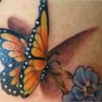 Schmetterling Tattoo 3d Vorlagen Großartig 3d Monarch butterfly Tattoo Tattoos