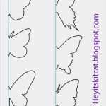 Schmetterling Wanddeko Vorlage Süß Paneles Con Mariposas De Papel 1 540x700 98kb