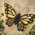 Schmetterling Wanddeko Vorlage Süß Wandbild "solar Schmetterling" Leuchtende Dekoration