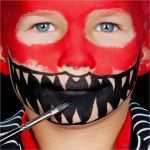 Schminken Zu Halloween Vorlagen Cool Monster Schminken Für Kinder Halloween