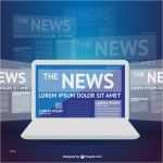 Schmutzige Nachrichten Vorlage Fabelhaft Nachrichten Vektor Laptop Vorlage