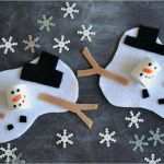 Schneemann Basteln Mit Kindern Vorlage Beste Schneemann Basteln Mit Kindern Im Winter Aus Verschiedenen