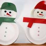Schneemann Basteln Mit Kindern Vorlage Erstaunlich Schneemann Aus Papptellern Basteln