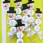 Schneemann Basteln Mit Kindern Vorlage Inspiration Wiola S Papiermomente Schneemann Basteln Mit Kronkorken