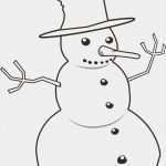 Schneemann Vorlage Zum Ausdrucken Süß Schneemann Malvorlage Igiocolandia