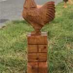 Schnitzen Motorsäge Vorlagen Cool Chainsaw Carved Cockerel From Cherry