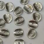 Schöne ordnerrücken Vorlage Angenehm Metallo Perle Twist 10mm Perline Metallo Spacer Tra Parti