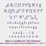 Schönschrift Alphabet Vorlagen Einzigartig Abc Julia Schönschrift Stickdatei Rock Queen Stickdateien