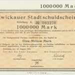 Schuldschein Vorlage Zum Ausdrucken Neu Zwickau Sachsen Germany Schuldschein 1 Million Mark