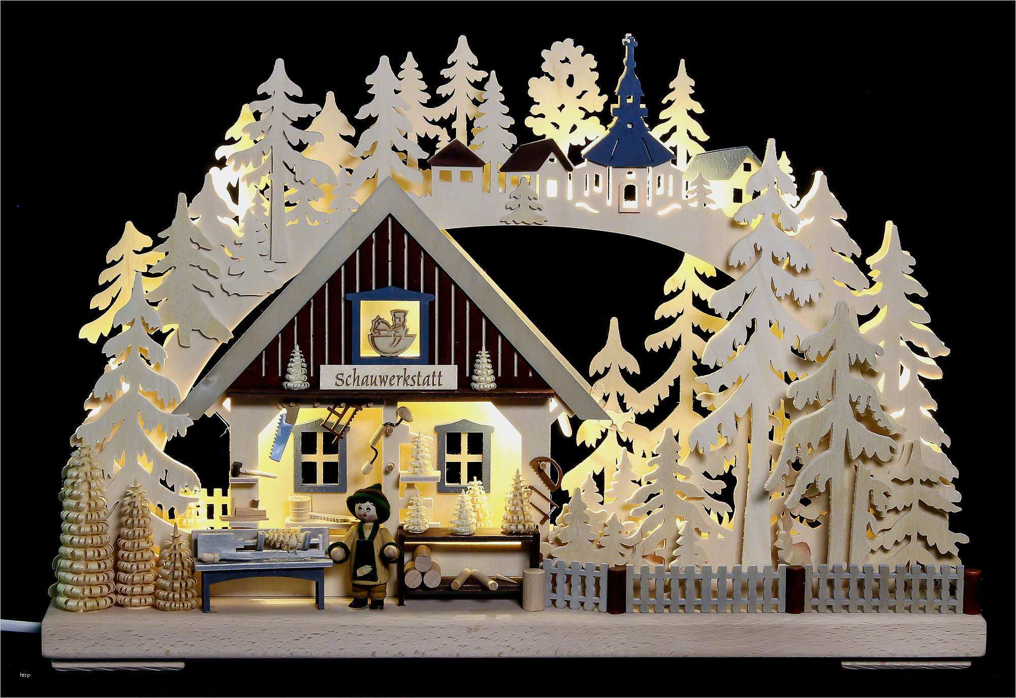 Schwibbogen Vorlagen Kaufen Schön 3d Schwibbogen Drechslerwerkstatt 43x30x7cm Von Ratags