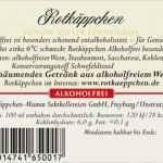 Sekt Etikett Vorlage Erstaunlich Rotkäppchen Alkoholfrei Produkttest