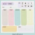 Selection Fitness Kündigung Vorlage Erstaunlich Farbige Wochenplaner