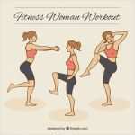 Selection Fitness Kündigung Vorlage Süß Von Hand Gezeichnet Mädchen Sport Machen