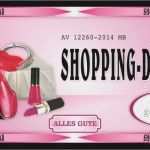 Shopping Gutschein Vorlage Wunderbar Shopping Dollar Xxl Gutscheincouvert Geschenk Line