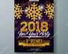 Silvester Flyer Vorlage Angenehm Silvester Party Feier Plakat Vorlage Abbildung 3d 2018