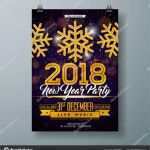 Silvester Flyer Vorlage Angenehm Silvester Party Feier Plakat Vorlage Abbildung 3d 2018