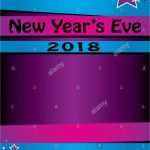 Silvester Flyer Vorlage Fabelhaft Silvester Party Für Poster 2018 Oder Einladung Vorlage