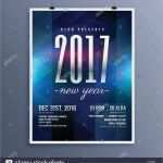 Silvester Flyer Vorlage Schön 2017 Silvester Party Einladung Flyer Vektor Abbildung