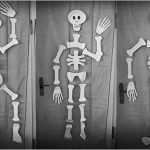 Skelett Kostüm Selber Machen Vorlage Neu Pappteller Skelett Für Halloween Basteln Kinder