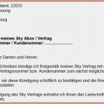Sky Kündigungsschreiben Vorlage Großartig 17 Kündigungsschreiben Vertrag Vorlage