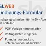 Sky Kündigungsschreiben Vorlage Wunderbar Sky Kündigen Kündigungsfrist &amp; Sky Kündigung Vorlage