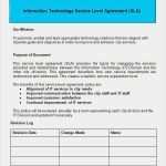 Sla Service Level Agreement Vorlage Angenehm 14 Sample Service Level Agreement Templates – Pdf Word