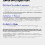 Sla Service Level Agreement Vorlage Süß D Services Service Level Agreement Template Gallery