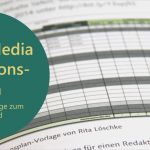 Social Media Konzept Vorlage Hübsch social Media Redaktionsplan Vorlage Für 2016