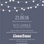 Sommerparty Einladung Vorlage Süß Lichterkette Einladung – Portfolio