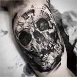 Spanische Email Vorlage Beste Clock Skull Tattoo