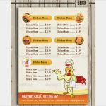 Speisekarte Word Vorlage Elegant Imbiss Flyer Vorlage Fast Food Speisekarten Flyer