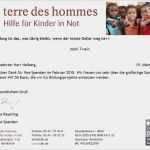 Spendenbescheinigung Vorlage 2018 Angenehm Hilfe Für Kinder Aktueller Stand Unserer Kooperation Mit