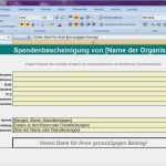 Einzigartig Spendenquittung Verein Vorlage Vorräte ...