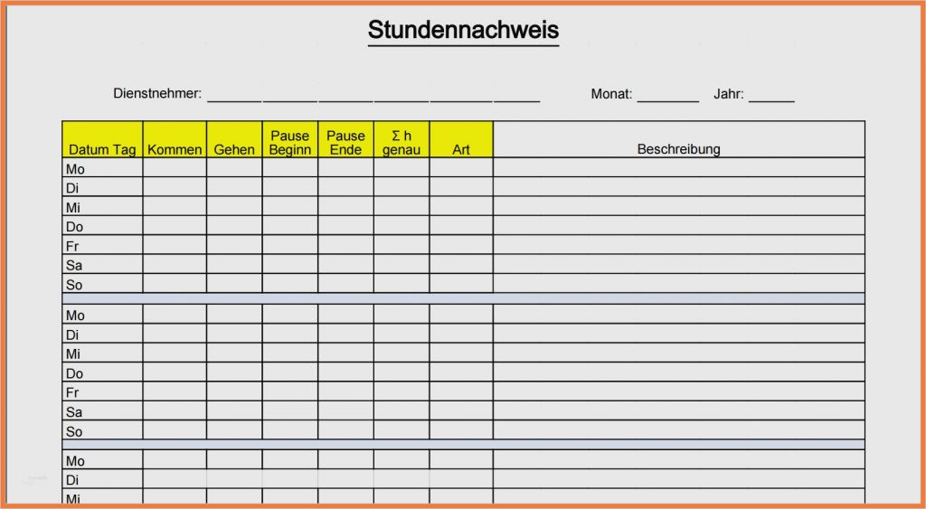Spesenabrechnung Vorlage Word Beste 13 Spesenabrechnung Lkw Fahrer Vorlage