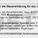 Sponsorenbrief Vorlage Einzigartig Ansicht Zuwendungsbesttigung Quittung Vorlage Schweiz