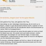 Sponsorenbrief Vorlage Schön Freie Wähler ortsverband Tittling