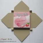 Stampin Up Verpackungen Vorlagen Erstaunlich Envelope Punch Board Box „mini Yogurette“