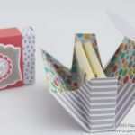 Stampin Up Verpackungen Vorlagen Wunderbar Schokoladen Verpackung Mit Dsp Bunte Party Von Stampin Up