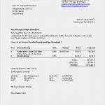 Standard Rechnung Vorlage Angenehm Rechnungsvorlagen Muster Beispiele Information
