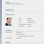 Standard Rechnung Vorlage Cool 17 Standard Lebenslauf Vorlage