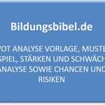 Stärken Schwächen Analyse Vorlage Genial Swot Analyse Vorlage Muster Beispiel Stärken Und