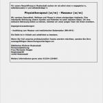 Stellenanzeige Erstellen Vorlage Erstaunlich Bewerbung Masseur Berufseinsteiger sofort Download