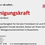 Stellenanzeige Putzfrau Vorlage Erstaunlich Metzgerei Hüsch