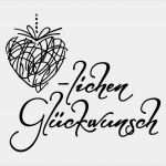 Stempel Vorlage Illustrator Elegant Stempel Herzlichen Glückwunsch 30x40mm