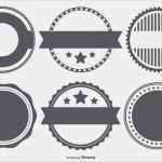 Stempel Vorlage Illustrator Wunderbar Vector Abzeichen Stempel Shapes Kostenlose Vektor Kunst