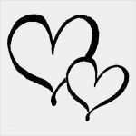 Stempel Vorlage Word Erstaunlich Stempel Doppelherzen Motivgröße Ca 31 X 28 Mm Baste