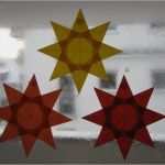 Stern Transparentpapier Vorlage Süß Rot orange Gelber Stern 8 Zacken Sterne Aus